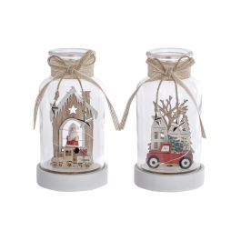Decoracion Luminosa Navidad Moderna DKD Home Decor Natural Blanco 9 x 17 x 9 cm (2 Unidades) Precio: 6.9900006. SKU: B1C34WAFCE