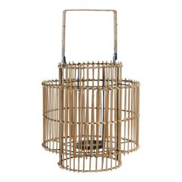 Portavela Balines DKD Home Decor Natural 30 x 32 x 30 cm