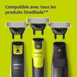 Cabezal de afeitar - PHILIPS One Blade - Pack de 4 hojas de repuesto 360 QP440/50 Cabezal de afeitar - PHILIPS One Blade - Pack de 4 hojas de repuesto 360 QP440/50