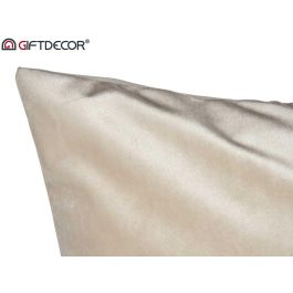 Cojín de Terciopelo Marfil 60x45 cm - Giftdecor (6 Unidades) Cojín de Terciopelo Marfil 60x45 cm - Giftdecor (6 Unidades)