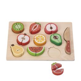 Tachan Puzle de Madera para Cortar Frutas con Cuchillo y Velcro, 9 Piezas, Juego Educativo FSC para Niños +12 Meses Precio: 11.49999972. SKU: B143T2BNZD