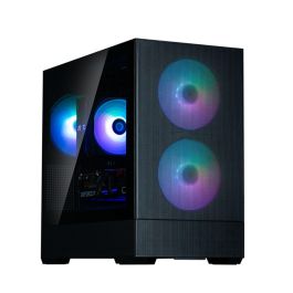 Zalman P30 Air Black Mini Tower PC micro ATX/Mini-ITX con ventana lateral de vidrio templado