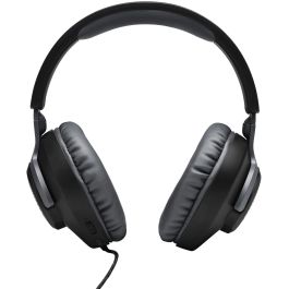 JBL Harman Quantum 100 Auriculares Gaming Over-Ear con Micrófono Extraíble, Sonido Envolvente, Negro