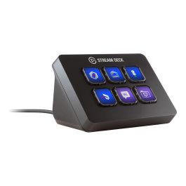 Elgato Stream Deck Mini Teclado con 6 Teclas de Acceso Directo, USB, Negro, Alámbrico, Compatible con Windows y Mac