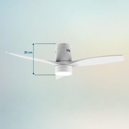 Cecotec 08238 Ventilador de Techo Blanco 52" / 132cm con Luz LED 18W Wi-Fi IP44, Motor DC Silencioso, Temporizador y Mando Cecotec 08238 Ventilador de Techo Blanco 52" / 132cm con Luz LED 18W Wi-Fi IP44, Motor DC Silencioso, Temporizador y Mando