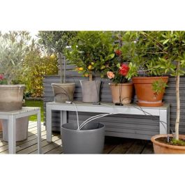 Gardena Regadera automática de vacaciones para hasta 36 plantas en maceta, sistema con temporizador integrado y bomba de 14V, 3 caudales