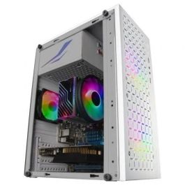 Mars Gaming MCCore Matx Minitorre Compacta RGB con Ventana, Compatible con Placas MicroATX y Mini-ITX