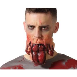 Prótesis facial de boca deformada con lengua sangrienta para monstruo - Ideal para Halloween y fotos temáticas Precio: 1.49999949. SKU: B14GA9XAJV