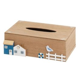 Caja para pañuelos Madera MDF 25 x 16 x 8,5 cm