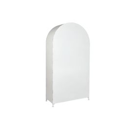 DKD Home Decor Vitrina Romantico Blanco Metal Cristal 91x172x36.5 cm