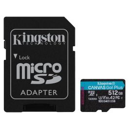 Kingston SDCG4/512GB Tarjeta Memoria microSDXC Canvas Go! Plus 512GB Clase 10 U3 V30 A2 con Adaptador 200MB/s Precio: 116.50000032. SKU: B15NEXHYCY