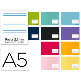 Liderpapel Libreta Smart A5 Apaisada 32 Hojas 60gr Pauta 2.5 mm con Margen Precio: 1.49999949. SKU: B197Z2Y4VA