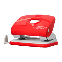 Q-connect KF14219 Taladrador Rojo Capacidad 20 Hojas Base Metálica Precio: 6.50000021. SKU: B1JTK6L82E