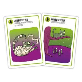 Exploding Kittens Zombie Kittens | Juego de Cartas, Edición Independiente y Compatible | Español, 2-5 Jugadores, +7 años, 15 min Exploding Kittens Zombie Kittens | Juego de Cartas, Edición Independiente y Compatible | Español, 2-5 Jugadores, +7 años, 15 min