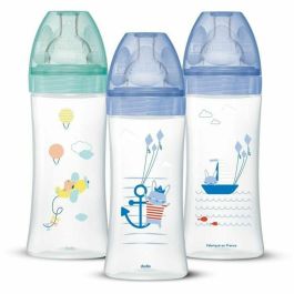 Dodie Set de 3 Biberones Sensation+ Anticólicos 330ml, Tetina Plana Flujo Rápido 3, +6 Meses, Azul Mar y Verde Aire Precio: 40.49999954. SKU: S7171385