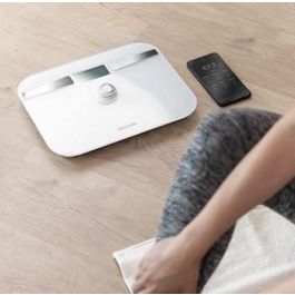 Cecotec 04254 Báscula de Baño Plaza Blanco Báscula Personal Electrónica LCD hasta 180 kg