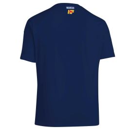 Sparco SBML0010N0N0200M Camiseta Lancia HF Azul para Hombre con Logo HF, Algodón/Elastán, Estilo Automovilismo Deportivo Talla M