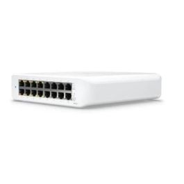 Ubiquiti USW-LITE-16-POE Switch Lite 16 Puertos Gigabit Ethernet PoE+ 45W Montaje Pared Precio: 227.50000009. SKU: S0235471