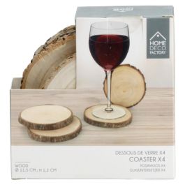 Home Deco Factory Juego De 4 Posavasos Colección Natural