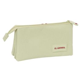 El Ganso Basics Portatodo Triple Beige 22x12x3 cm Edad mínima recomendada: 3 años