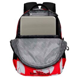Disney Lilo y Stitch Mochila Running PLUS Gran Capacidad con Puerto USB, Rojo