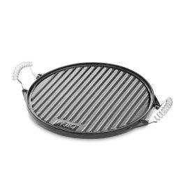Vaello Plancha Redonda Hierro Esmaltado Ø43 cm para Exterior y Fuego Liso/Estriado Precio: 66.50000038. SKU: S7908285