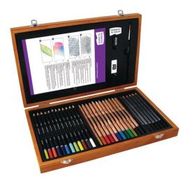 Derwent Estuche de Pintura Academy de Madera con 35 Piezas: Lápices de Colores, Grafito y Acuarelables, Accesorios para Dibujo y Esbozo Precio: 35.50000003. SKU: S8403975