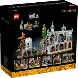 LEGO 10316 Icons El Señor de los Anillos Rivendel, Juego de Construcción 6167 Piezas para Adultos