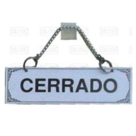 Duver Placa de Aluminio Abierto-Cerrado para Puerta 150x45 mm Precio: 13.50000025. SKU: B1366CJ94H