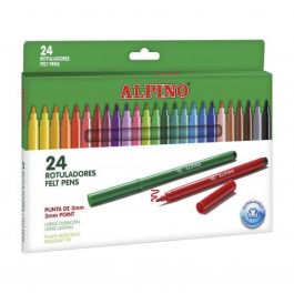 Alpino Rotuladores Larga Duración Estuche 24 Colores Surtidos Precio: 3.58999982. SKU: B1FSPX5AXT
