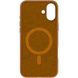eSTUFF INFINITE VENICE Funda de cuero magnética para iPhone 16 - Marron - 86% plástico reciclado