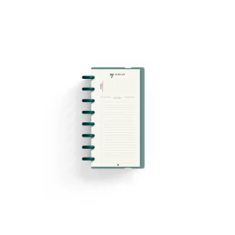 Carchivo Planificador Semanal My Week Turquesa 105x210 mm, 52 Semanas Sin Fecha y Checklist