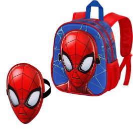 Mochila Mask Badoom Marvel Spiderman Rojo