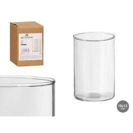Giftdecor Florero de Cristal Cilindro Transparente 10x15 cm - Ideal para Decoración del Hogar (Set de 12) Precio: 18.69000001. SKU: B1H8RNZQKF