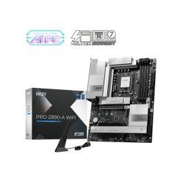 MSI Placa Base PRO Z890-A WiFi, LGA 1851, Intel Z890, 4x DDR5 DIMM, 256GB Max, ATX, 911-7E32-004