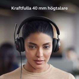 Jabra Evolve2 40 SE Auriculares USB C/A UC Stereo para Llamadas y Música