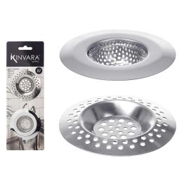 Kinvara Set de 2 Filtros de Fregadero Hondo de Acero Inoxidable con Agujeros Pequeños (7.3x7.3x1.6 cm y 7.3x7.3x0.5 cm) (24 Unidades) Kinvara Set de 2 Filtros de Fregadero Hondo de Acero Inoxidable con Agujeros Pequeños (7.3x7.3x1.6 cm y 7.3x7.3x0.5 cm) (24 Unidades)