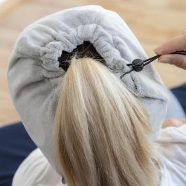 Innovagoods Gorro de Gel para Migrañas y Relajación, Gris, Talla Única con 4 Bolsas de Gel Extraíbles para Calentar o Enfriar