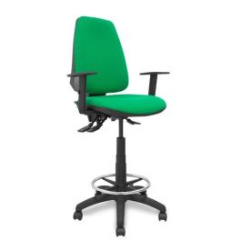 Taburete Piqueras Y Crespo Elche S Brazos Regulables Ergonomico Mecanismo Asincro Regulable En Altura Aro Reposapies Cromado Ruedas Nailon Asiento Y Respaldo Tapizados Bali Verde Precio: 304.50000053. SKU: S5704270