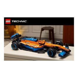 Lego 42141 Technic The McLaren Formula 1 2022 Race Car, modelo a escala F1, kit de construcción para adultos