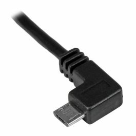 Cable USB Startech USBAUB50CMLA Negro 0,5 m