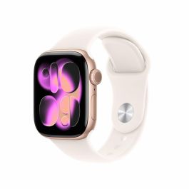 Apple Watch S11 Aluminium 42mm Oro Rosa con Correa Deportiva Rosa Talla S/M