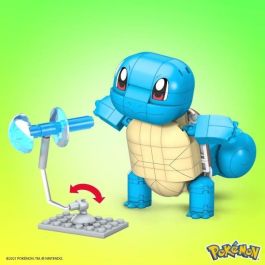 Mega Construx Squirtle Pokémon Figura Construible Bloques Tipo Agua con Efectos de Combate Articulada para Niños +7 Años