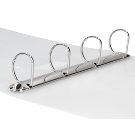 Liderpapel Carpeta 4 Anillas Mixtas 40 mm Polipropileno DIN A4 Transparente