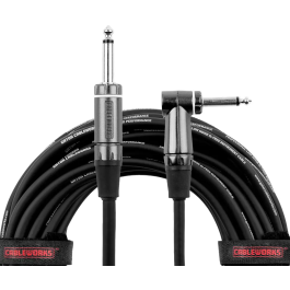 Cableworks Cable de Instrumento Jack Recto/Jack Acodado - 9 M
