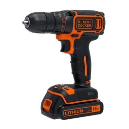 Black+Decker Taladro Atornillador 18V BDCDC18K-QW con Maletín, Batería de Litio y Cargador Precio: 78.49999993. SKU: S7908534