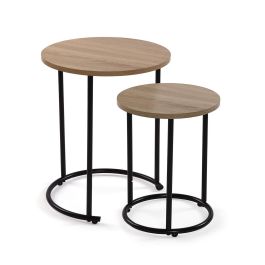 Set 2 Mesas Redondas Aliso Versa 40X49CM Precio: 44.98999978. SKU: B1JHGY3ME3