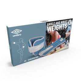Umbro Pesos para Tobillos/Muñecas 500g 2 Unidades Azul/Blanco