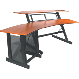 QUIKLOK Soporte Rack 12U con Bandeja Superior Cerezo 735x610x530 mm