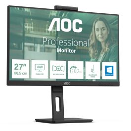 AOC Q27P3CW Monitor de 27" Quad HD IPS 100Hz con Webcam USB-C